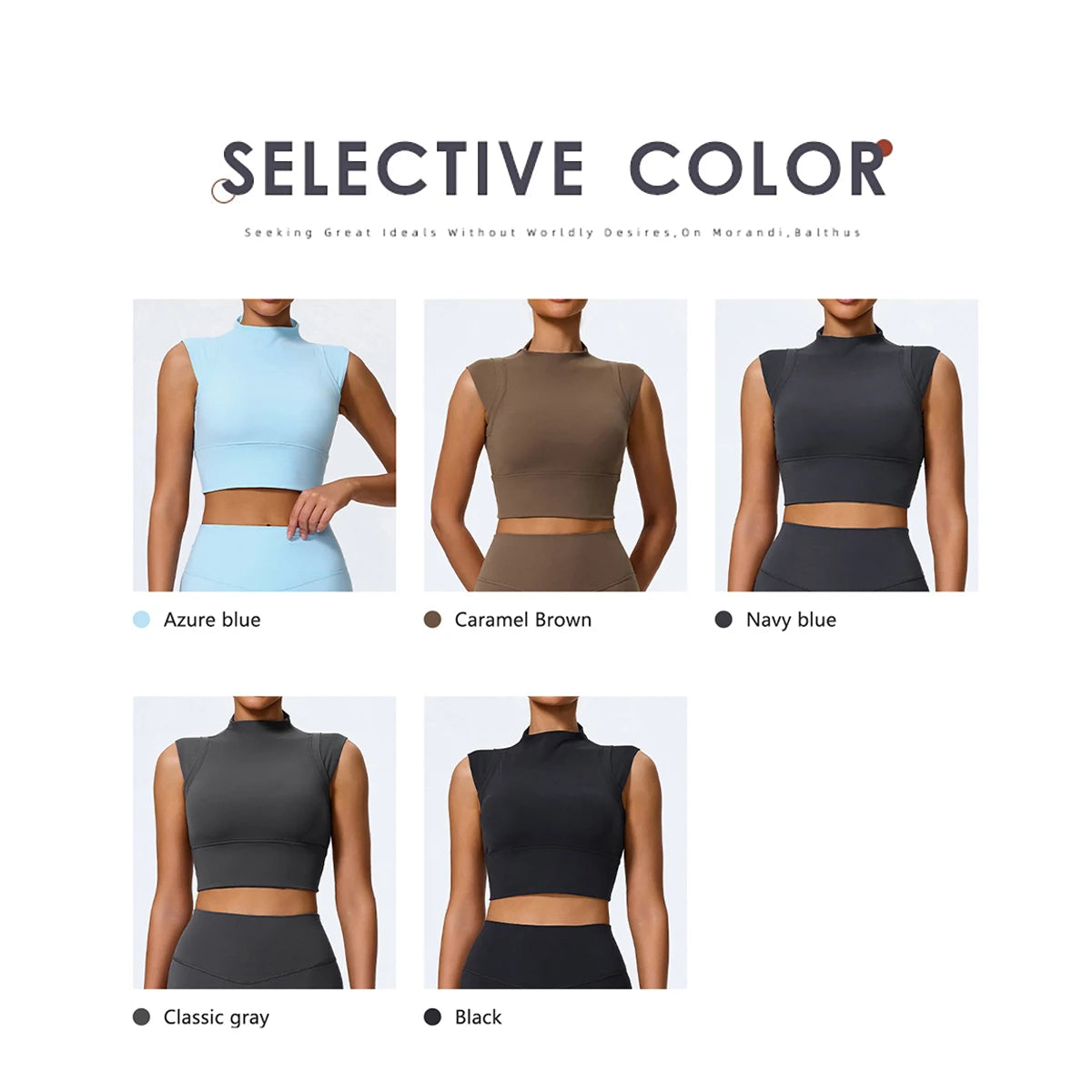 High Impact Push Up Sports Tops