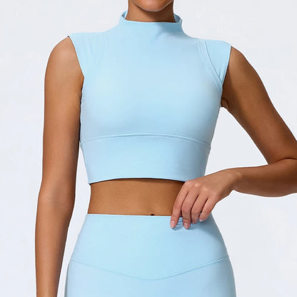 High Impact Push Up Sports Tops